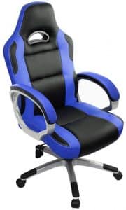 IntimaTe WM Heart Racing Chaise De Bureau Gaming (Bleu)