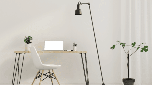 Fauteuil de bureau en bois